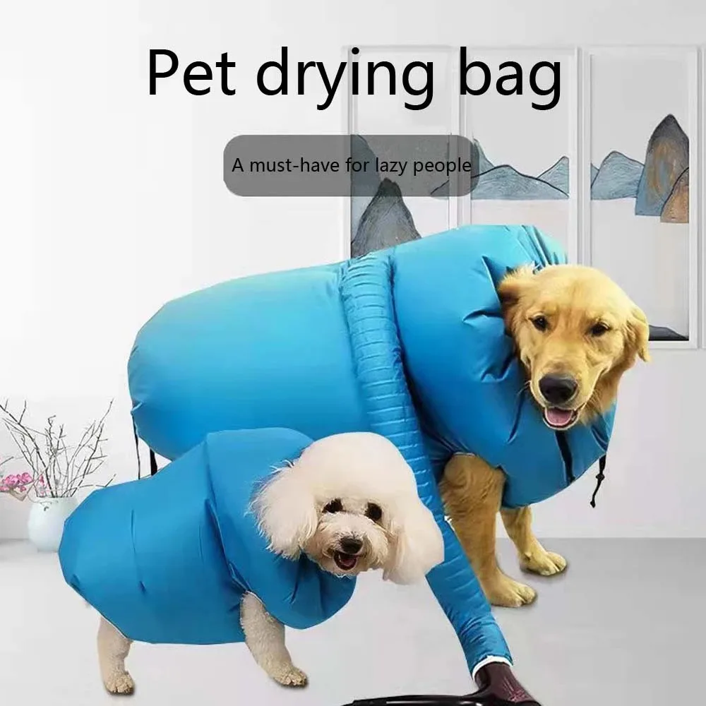 Pet Cat Dog Hair Drying Bag Grooming Hair Dryer Blower Box Bag For Pet Dog Cat Hair Care Accessories Quick Grooming S/M/L/XL