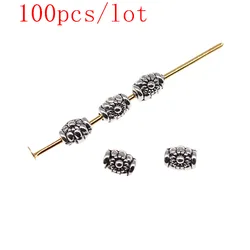 Oval Flower Small Hole Bead Spacer Beads Components Popular Jewellery Making Supplies Jewelry Pendants