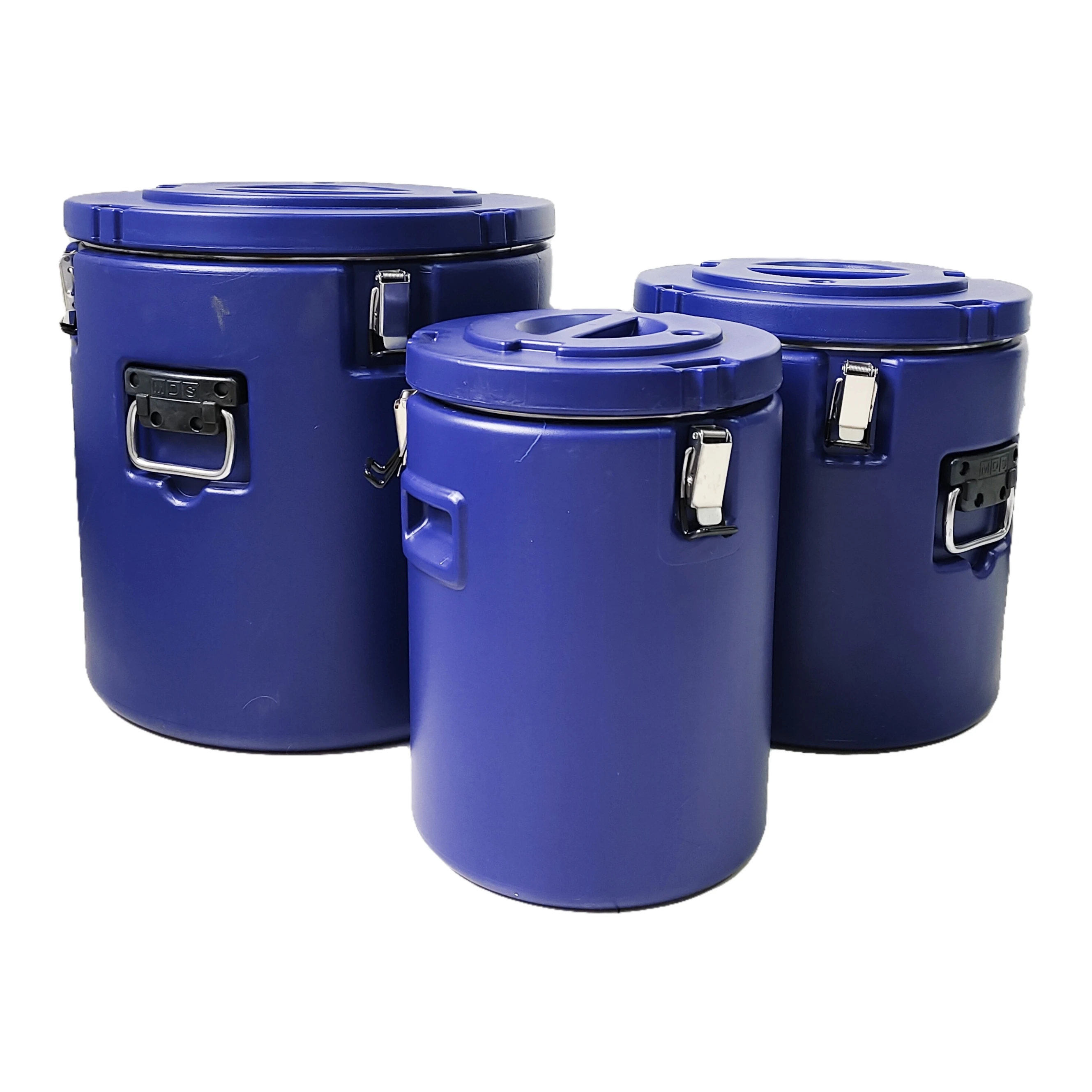 

Wholesale 3-Piece Set Strong Metal Cooler Box 16-30-50L Cold & Warm Storage Capabilities For Camping For Ice & Beverage Tubs