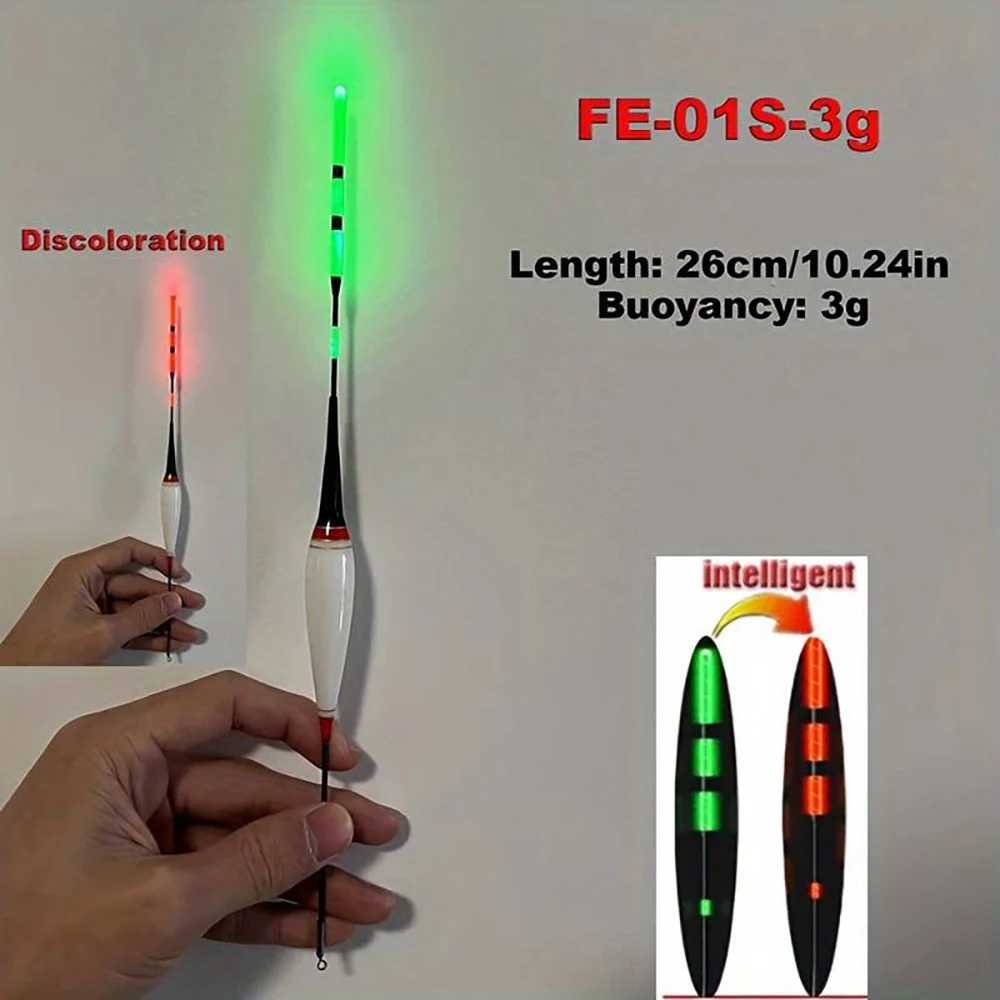 Angeln Smart Electronic Float Schwerkraftsensor Led 2g 5g 7g 10g Toller Auftrieb 2024 Pose Bobbers mit CR425 Batterie Leuchtstab