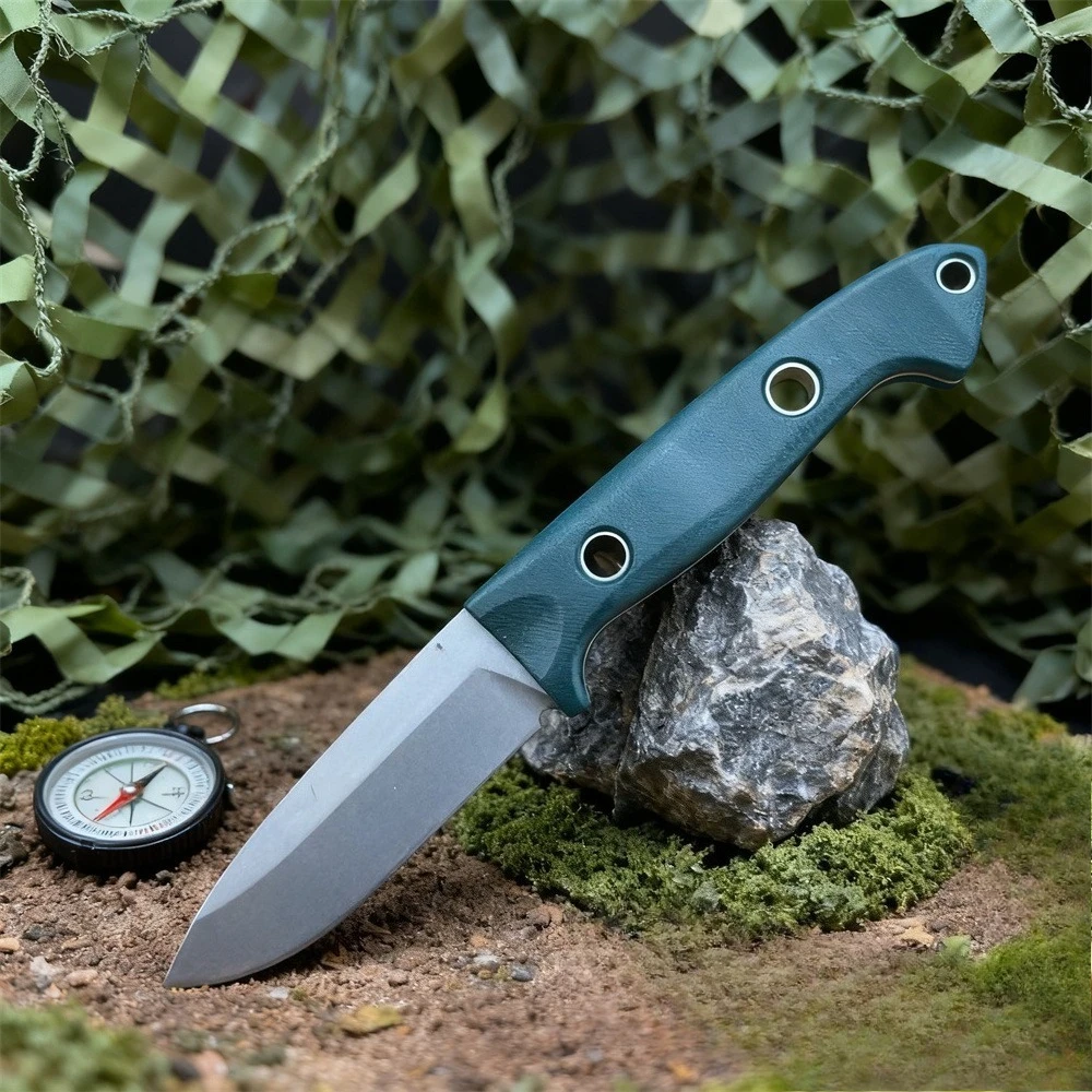 162 EDC Wilderness Adventure Trekking Climbing Picnic Utility Cutter Multi-purpose Outdoor Camping Fixed Knife Daily Knives Gift