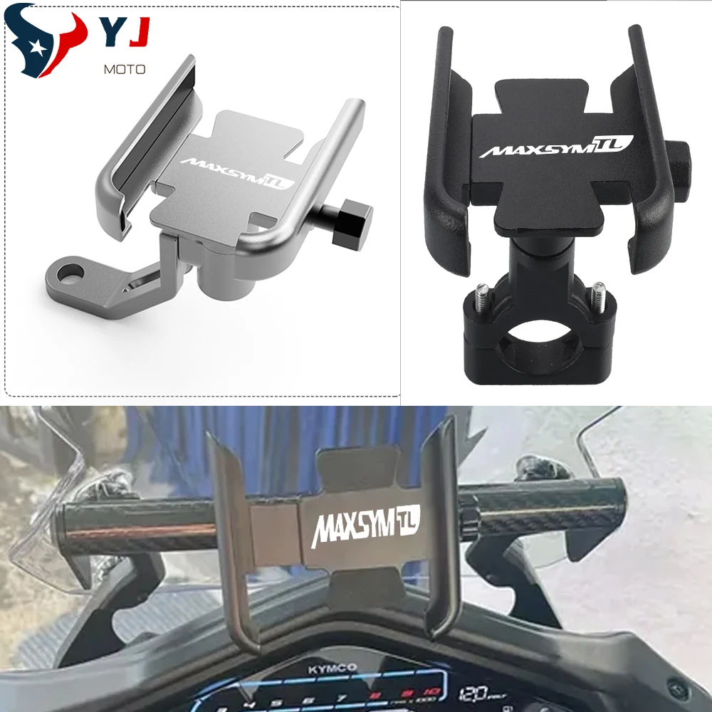 For SYM MAXSYM TL500 TL 500 508 MAXSYMTL 2019 2020 2021 2022 Motorcycle Rearview Mirror Handlebar Phone Holder Gps Bracket Stand