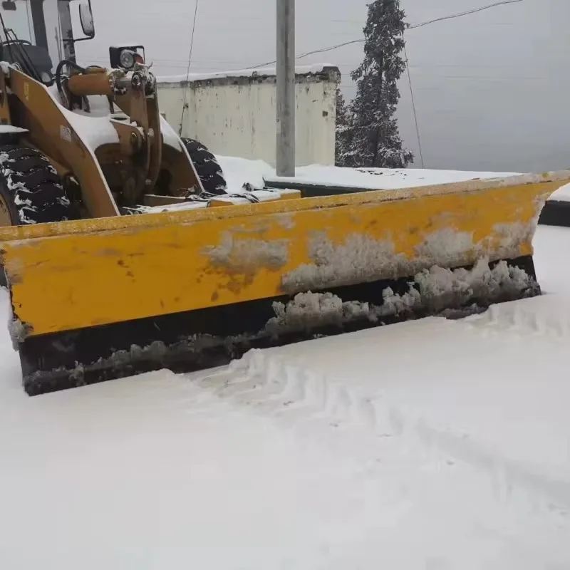 Customized Highest Efficiency Vehicle-mounted Snow Plow Snowmelt Spreader Hydraulic Snow Plow