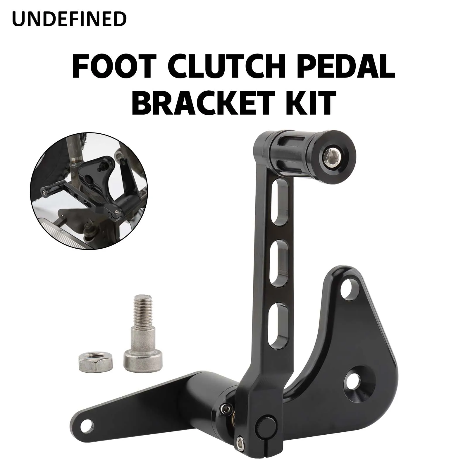 Motorcycle Footrests For Harley FX EL FL U 1936-1984 Aluminum Knucklehead Panhead Shovelehead Foot Clutch Pedal Bracket Kit