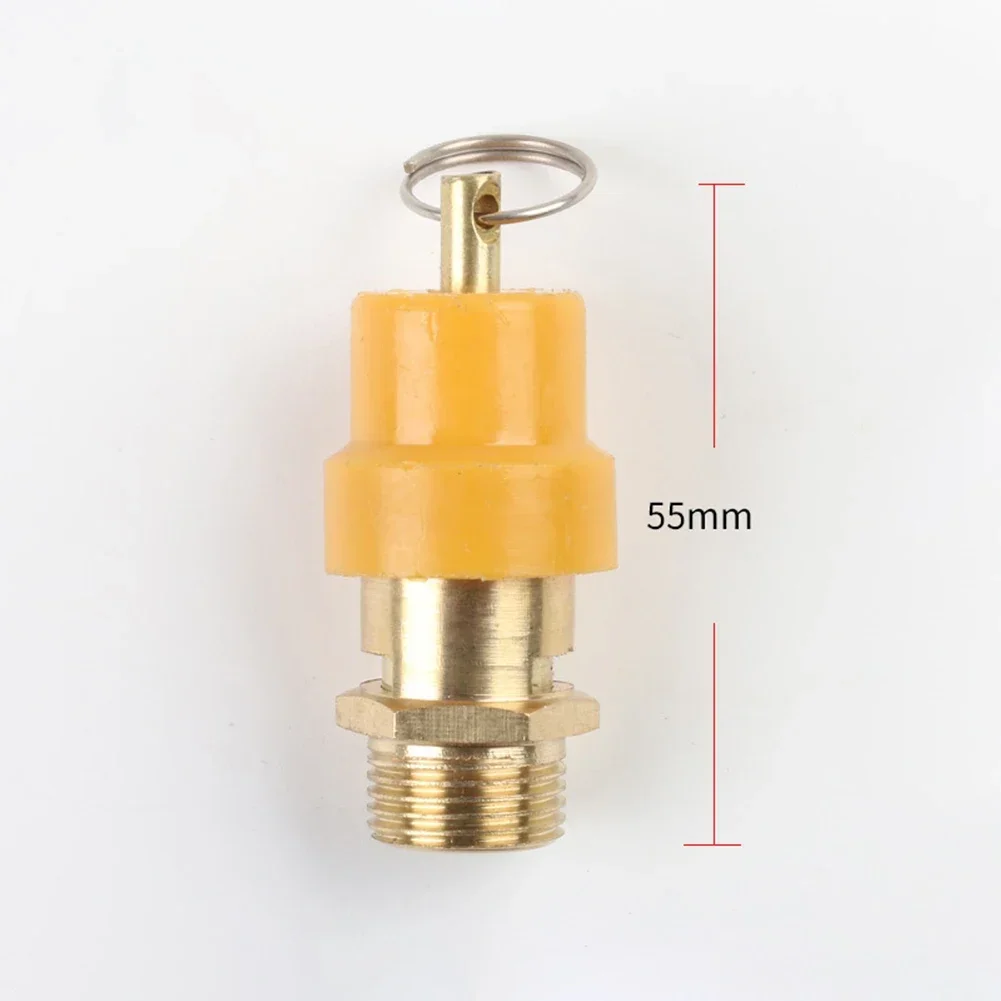Pressure Relief Valve Air Compressor Valve Compact Design For Installation Compatible With 3 8 And 1 2 Fittings