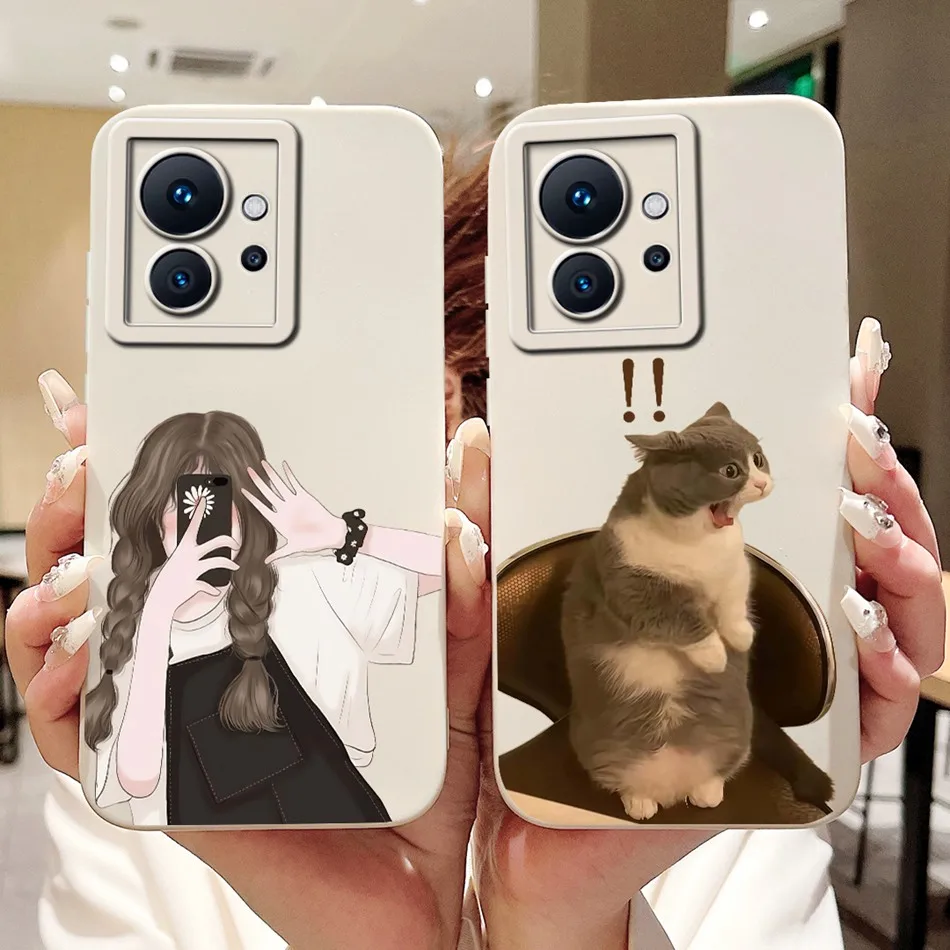 ل انفينيكس زيرو الترا X6820 / صفر 5G 2023 X6815C X6815D جراب هاتف لطيف أرنب القط الكرتون للصدمات لينة سيليكون حالات #2