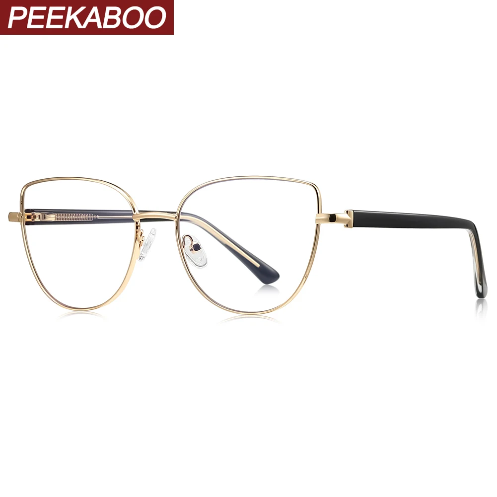Oculos-peekaboo-de-metal-anti-luz-azul-feminino-com-lentes-transparentes-armacao-olho-de-gato-moda-feminina-leopardo-dourado-preto-itens-de-presente