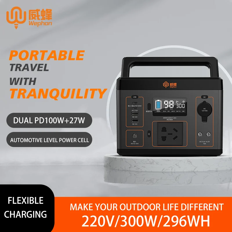 Outdoor Camping Stroomvoorziening Station Batterij Zonne-Energie Draagbare Krachtcentrale 220V 600W Noodgevallen Alle Station Zonne-Energie Voorziening