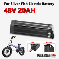 48V  15AH 20AH Silver Fish Li-ion Battery 800W 1000W for BURCHDA R8S Pro JINGHMA R8 Pro+54.6V 2A Charger 18650 Batteries