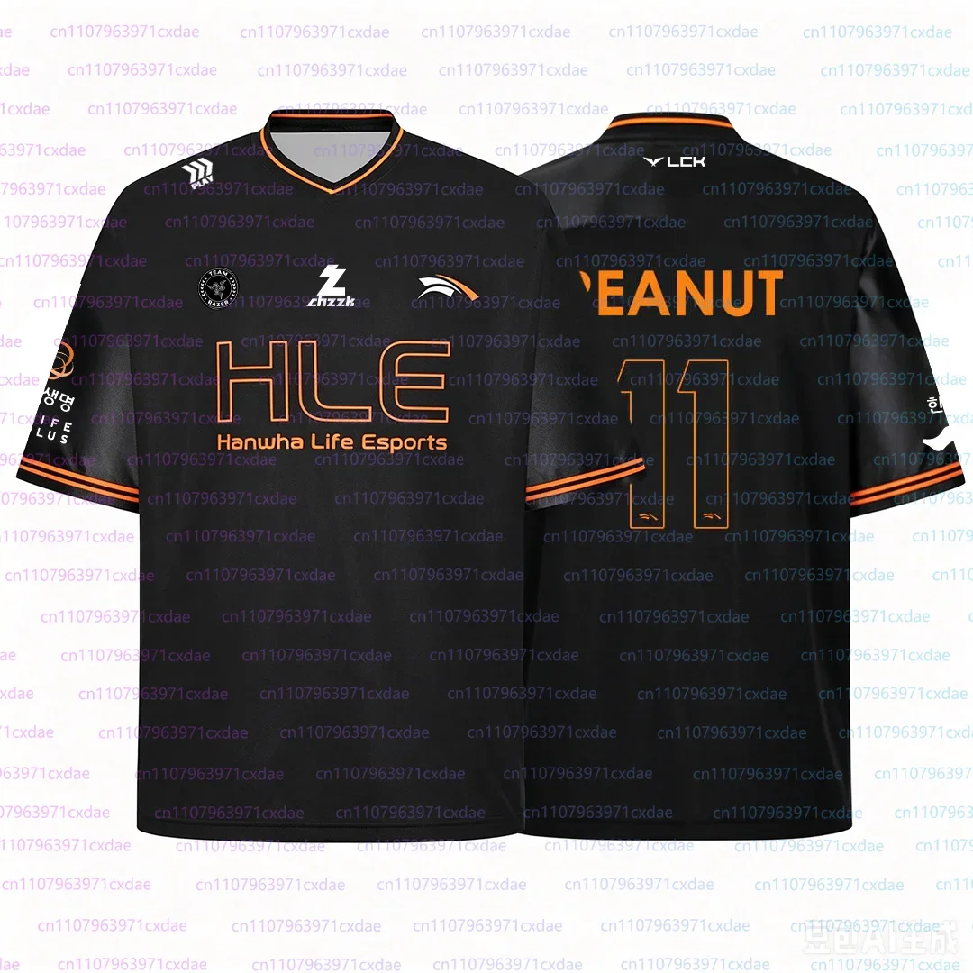 Korea Esports LCK 2026 HLE Team Trikot GUMAYUSI 98 T-Shirt LOL Spielerspiel-Trainingsuniform Kleidung für Herren-Fans Souvenir-T-Shirts – Detail 5
