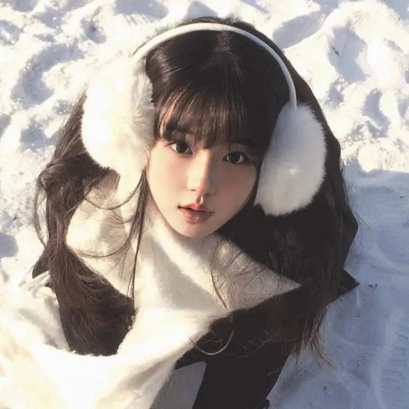 Plush Soft Solid Ear Warmers - Unisex Earflap Outdoor Protection