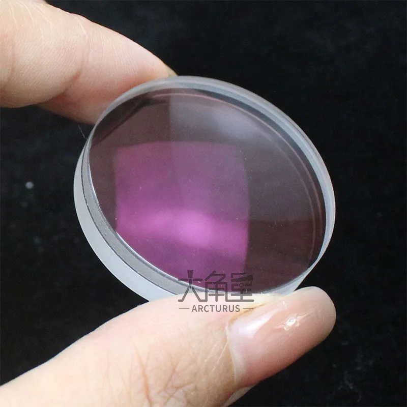 D34f290.6 Double Glued Red Objective Lens For Diy Telescope Glass Material Achromatic Objective Lens