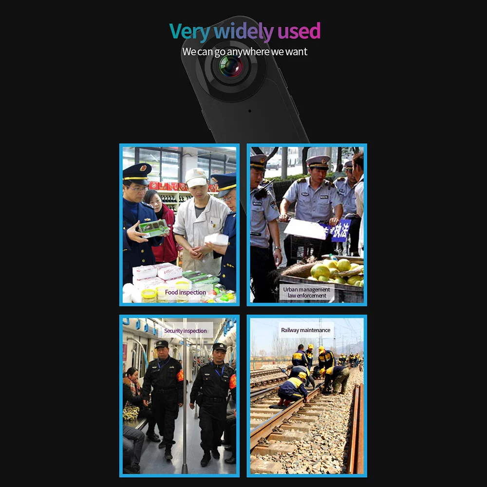 Caméra Enregistreur Portable HD 1080P, Vision Nocturne, Détection de Mouvement, Mini Caméra pour Conférence, Statique, Sécurité à Domicile