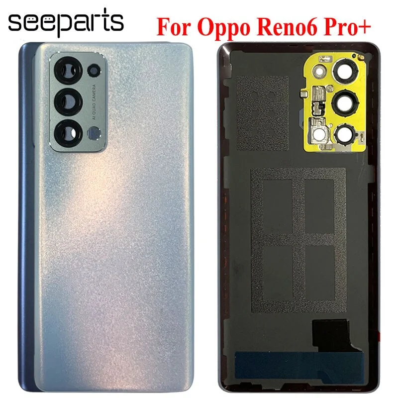 

New For Oppo Reno6 Pro+ 5G Battery Cover For Reno 6 Pro Plus Back Cover Door Housing Battery Door Cover