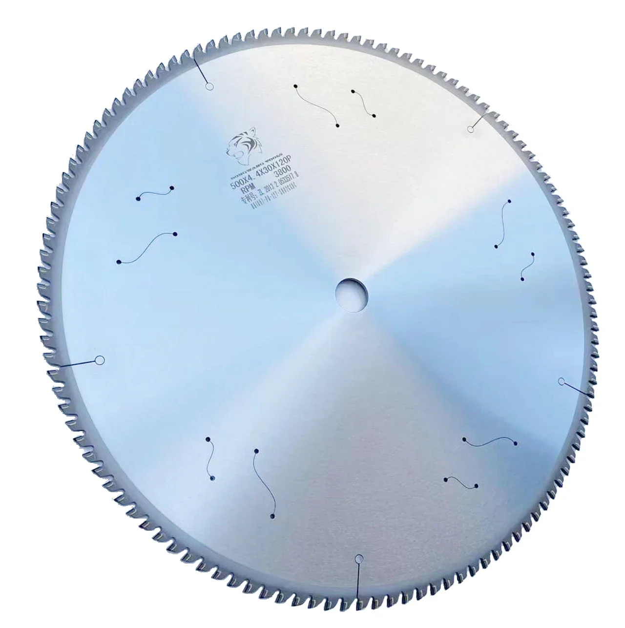 Dongwang PCD Diamond Circular Saw Blade 500mm*30*120T TP Aluminum Cutting Disc diamantado Milter Saw Machine Accessory Wholesale