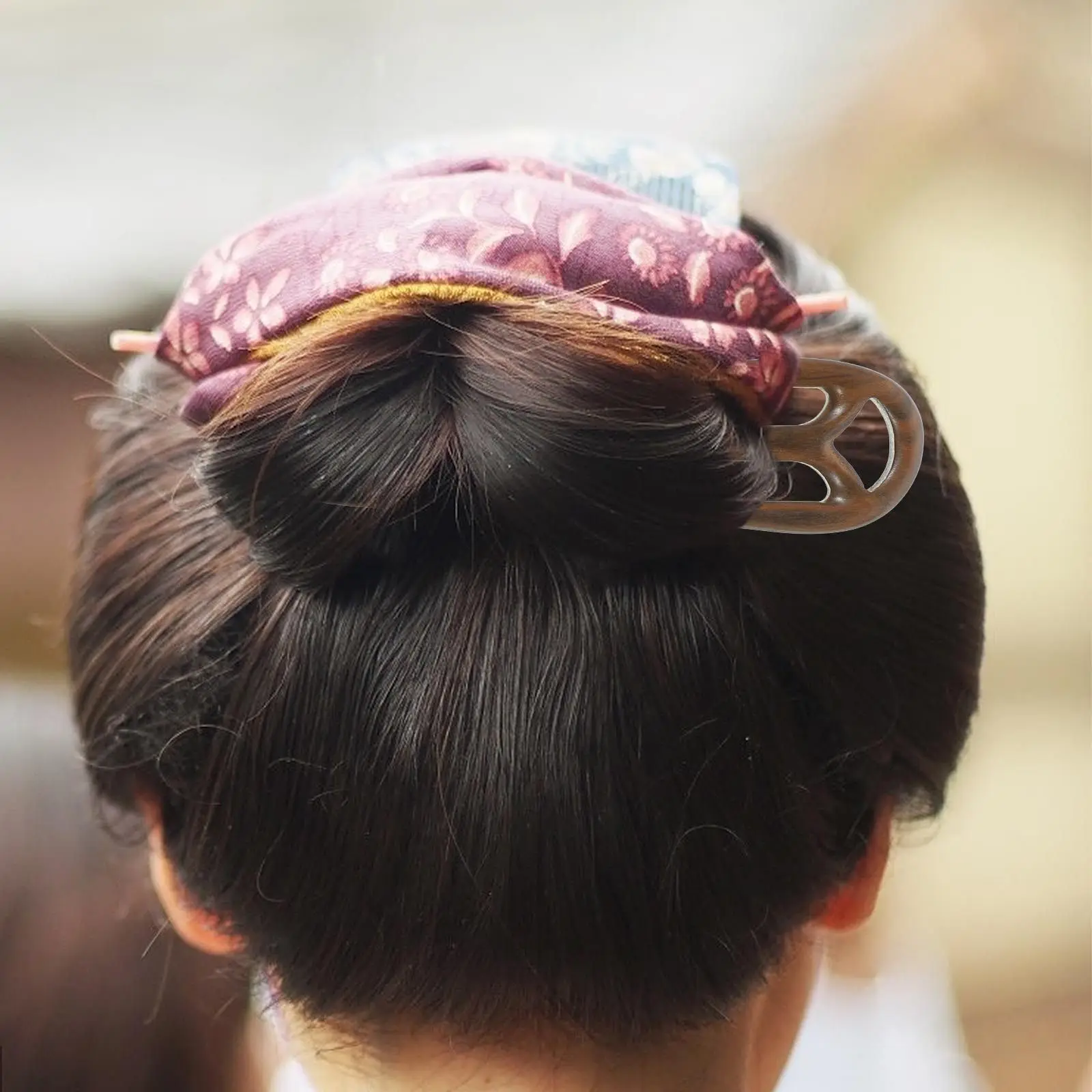 

Деревянная заколка для волос в китайском стиле, гладкая деревянная шпилька, винтажный держатель для пучка, для свадьбы, вечеринки, выпускного вечера