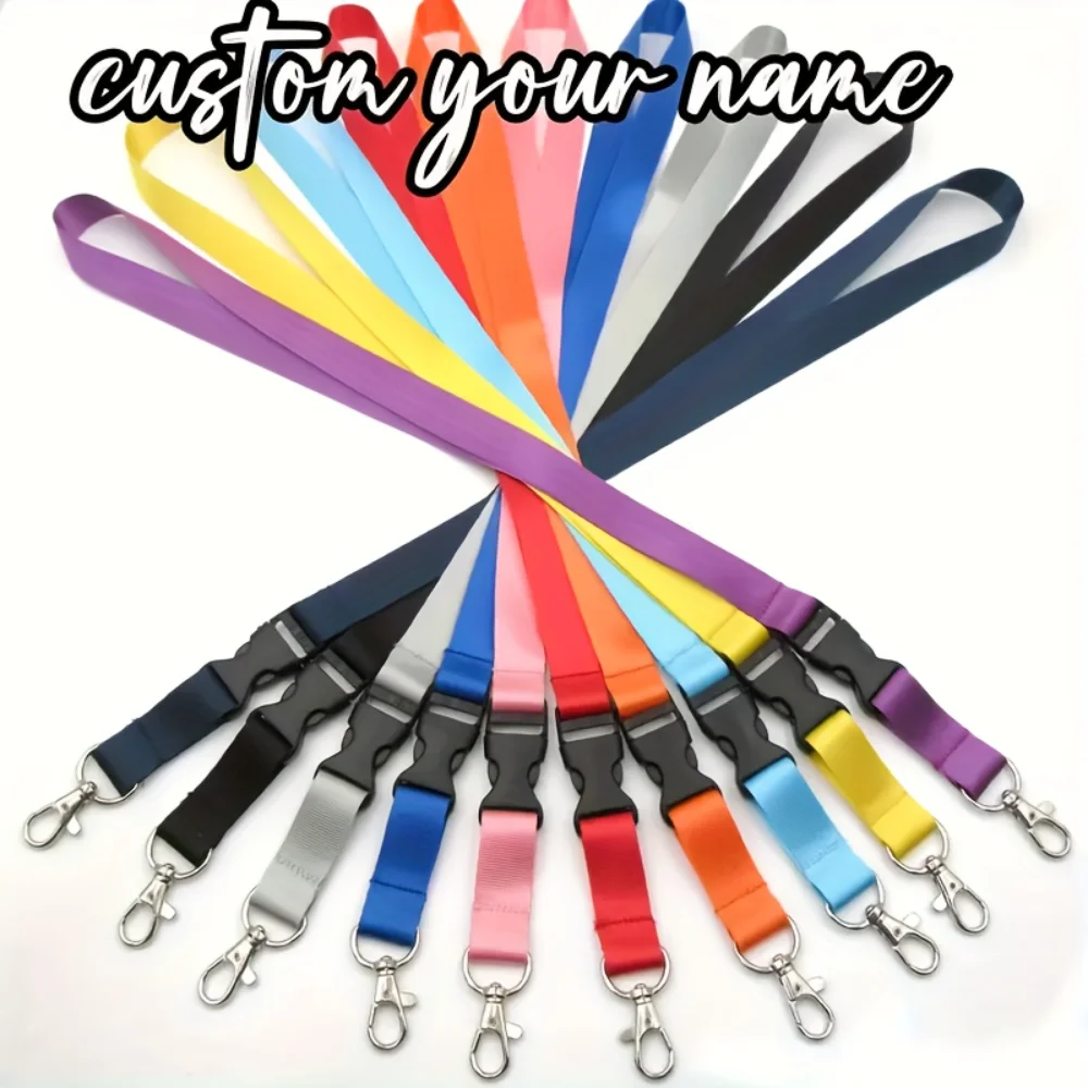 [Custom Name Lanyards] Choose from a Variety of Custom Prints; Perfect as Gifts for Sports Events, Schools, and Group Activities image 5
