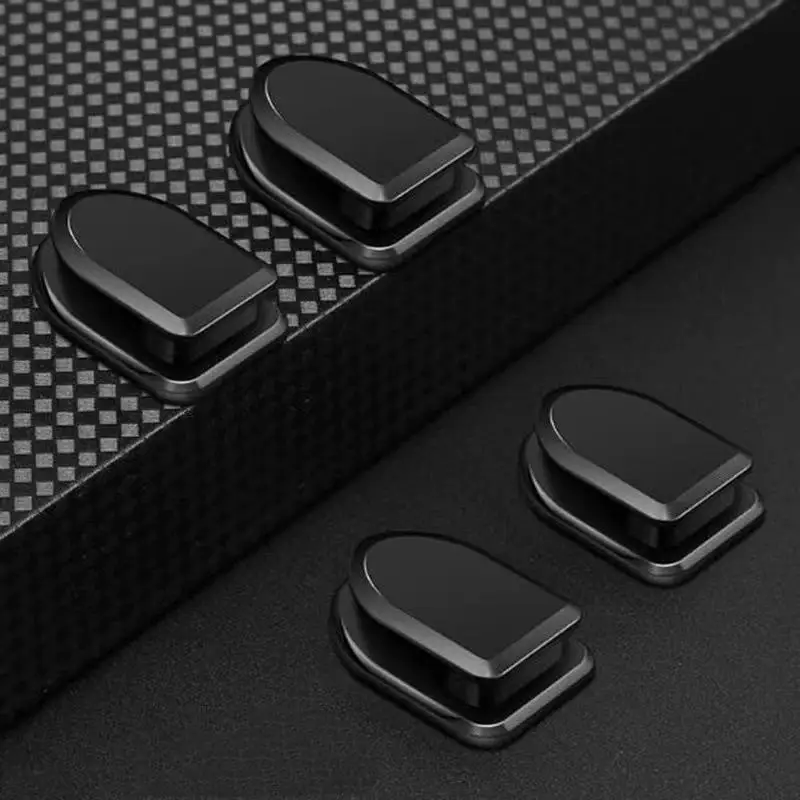 1/10Pcs Auto Accessories Mini Car Hooks Interior Storage Holder For USB Cable Headphone Key Self-Adhesive Wall Hanging Hook