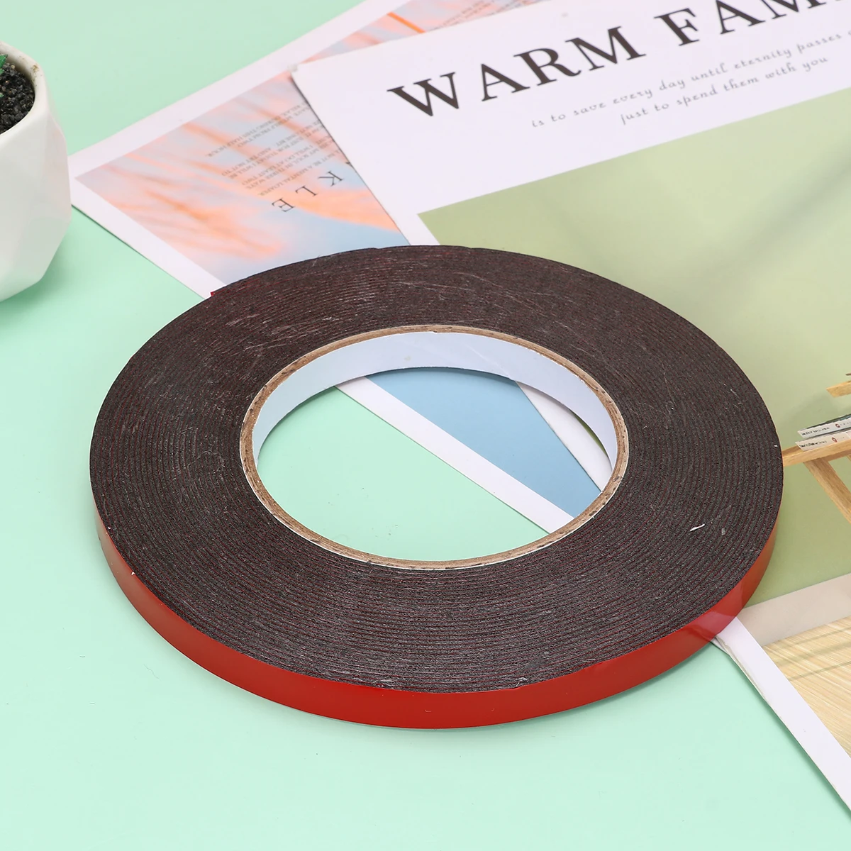 

Double Sided Adhesive Tape Heavy Duty PE Foam Seal Strip Decorative Trim Car Mounting Wall Safe Indoor Outdoor