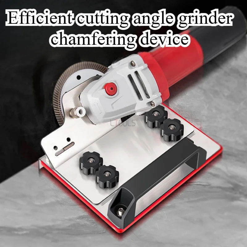 Corner Grinder Chamfering Machine for 45 Degree Angle Tile Cutting Thickening Comfortable Grip Angle Grinder Stand Hand Tools