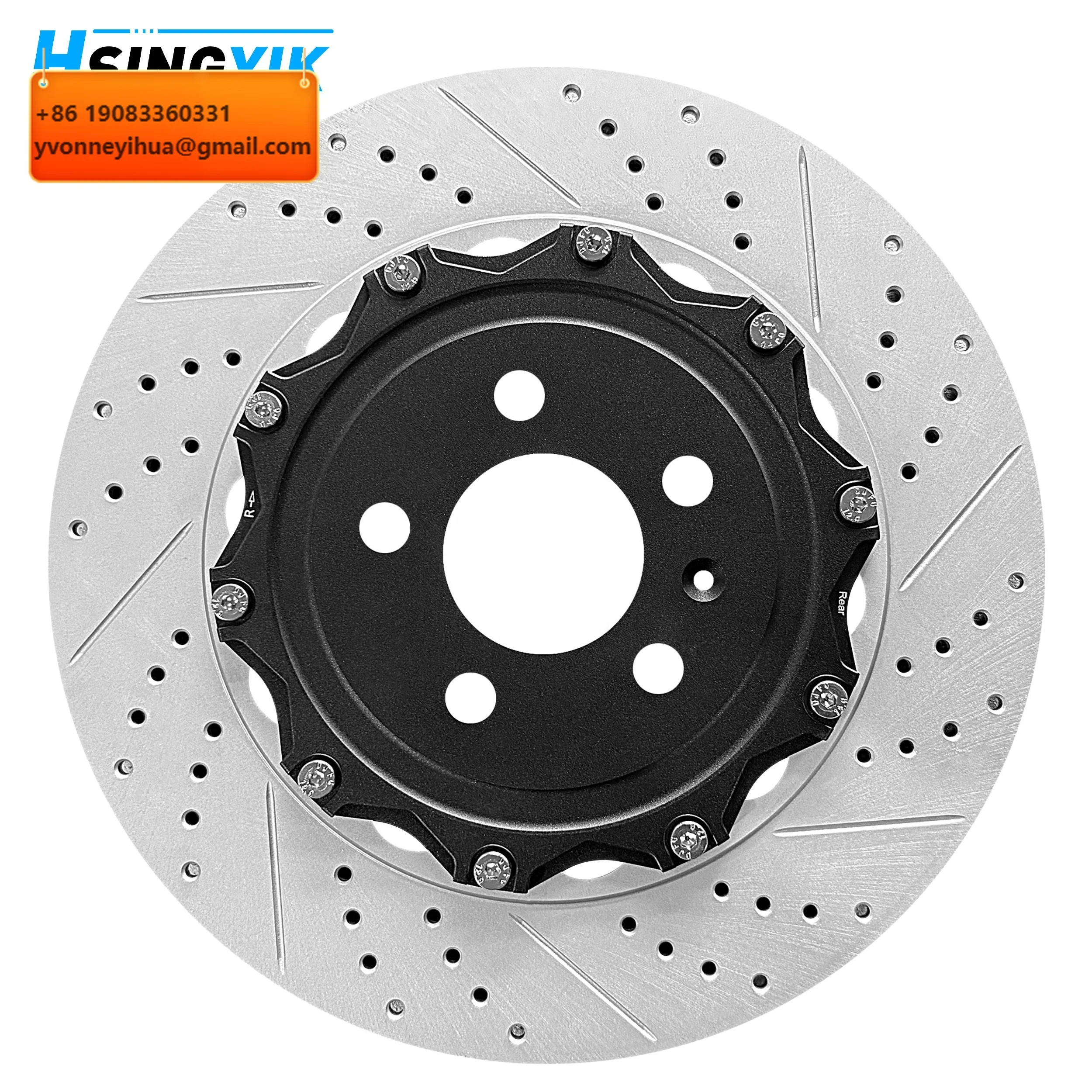 

G3500 High Carbon Alloy 373 MM 84944450 Replacement Disc Rear Brake Rotors For Cadillac Ct5 Blackwing 2022-2025