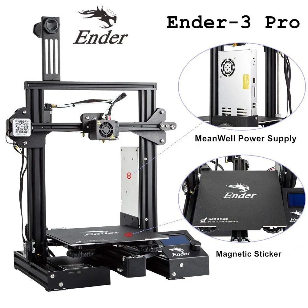 Imagem -02 - Impressora 3d com Leitor de Cartão sd Ender3 Pro Entrada Removível dc 220v Disponível no Armazém da ue e dos Eua Não Perca Esta Innova