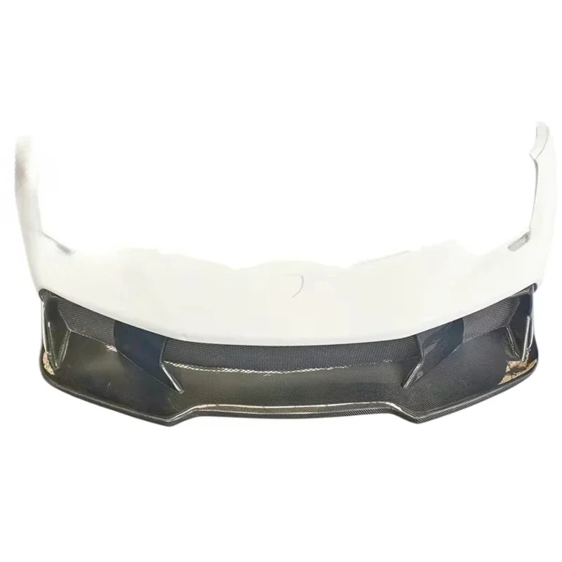

Suitable For Lamborghini Huracan LP580 LP610 Retrofit Upgrade Vorsteiner Style Semi-carbon Fiber Front Bumper Front Bracketing