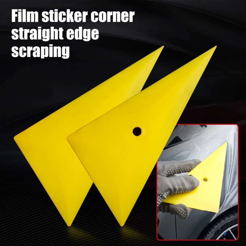 ABS Window Tint Scraper 5 Pack Triangle Vinyls Wrap Squeegee for Car Film Work, Paint Film Installation