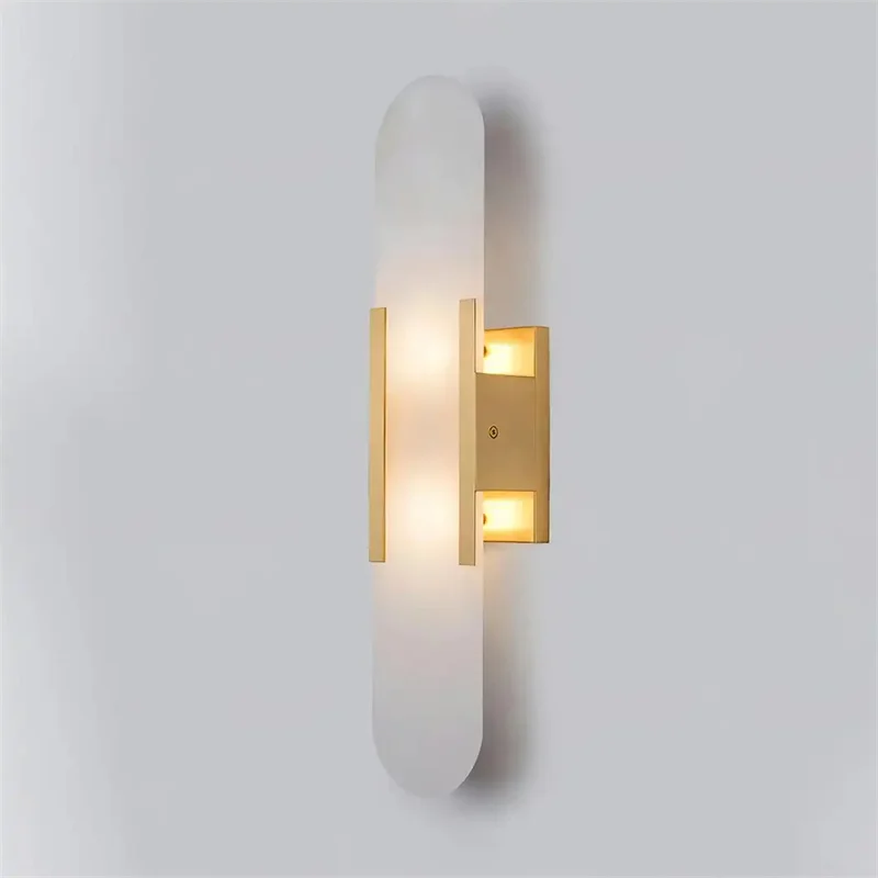 

Modern Marble LED Wall Lamp Bedside Mounted for Bedroom Hotel Room Restaurant Corridor Decorative Lighting