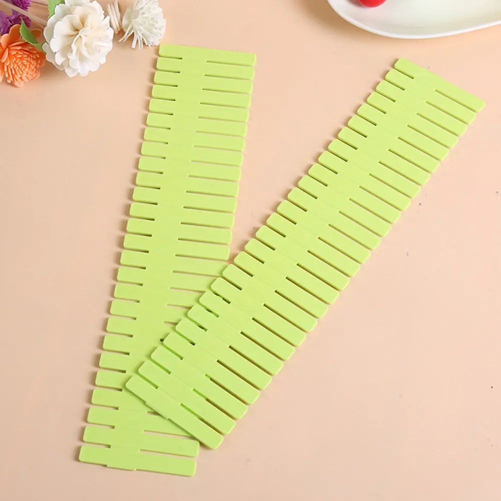 4Pcs Drawer Divider Kit Plastic Snap Together Adjustable Organizer for Drawer Storage Socks Underwear Belts Scarves Makeup