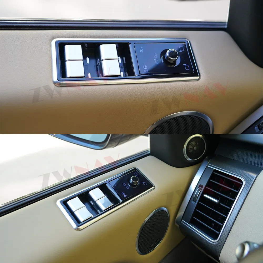 Botones de ventana estéreo para mercado de accesorios, memoria de asiento para Land Rover Range Rover para Vogue L405 Sport L494 2013-2017 Indash Keys