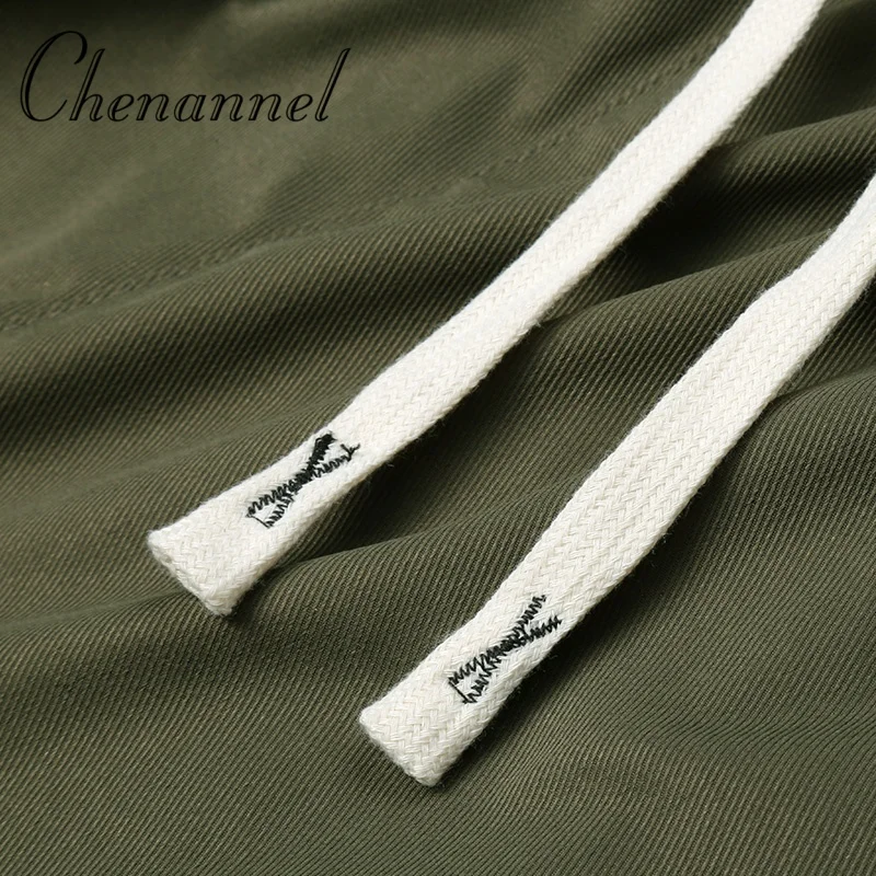 ذكر متعدد جيب بنطلون ركض بنطلونات الرجال المشي لمسافات طويلة في الهواء الطلق البضائع السراويل فضفاض Armygreen جديد سراويل قطنية رجالي