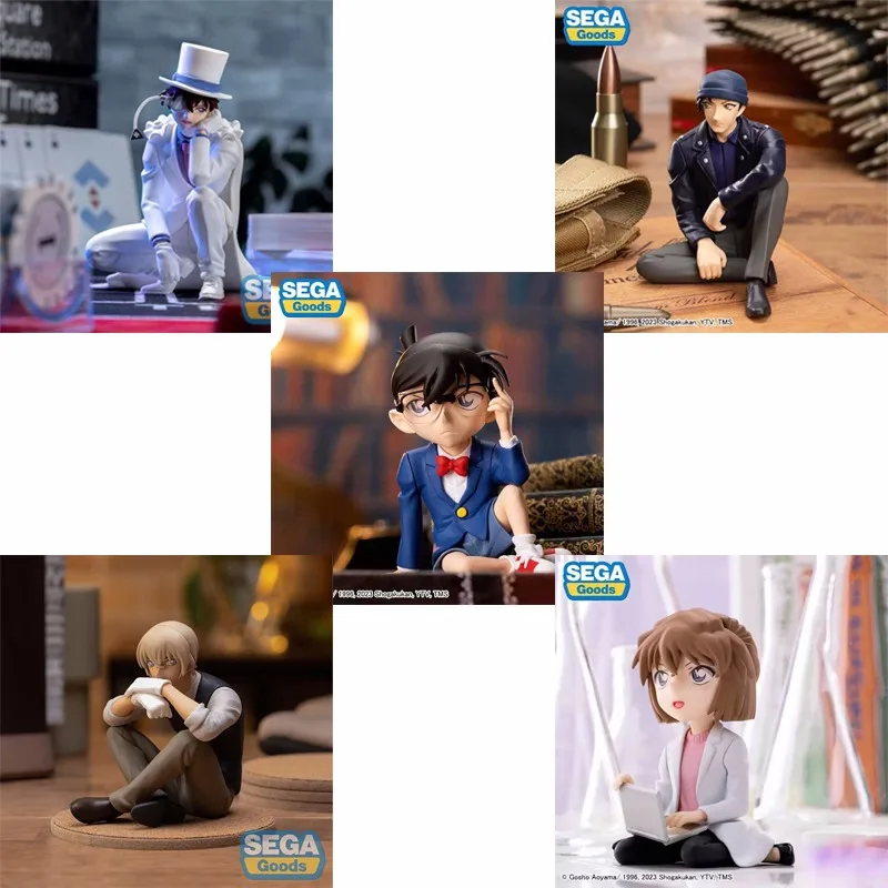 Spot SEGA famoso detective Conan Ashwara Aie Shuichi Akai sentado en la habitación modelo hecho a mano juguetes regalos colección de Anime