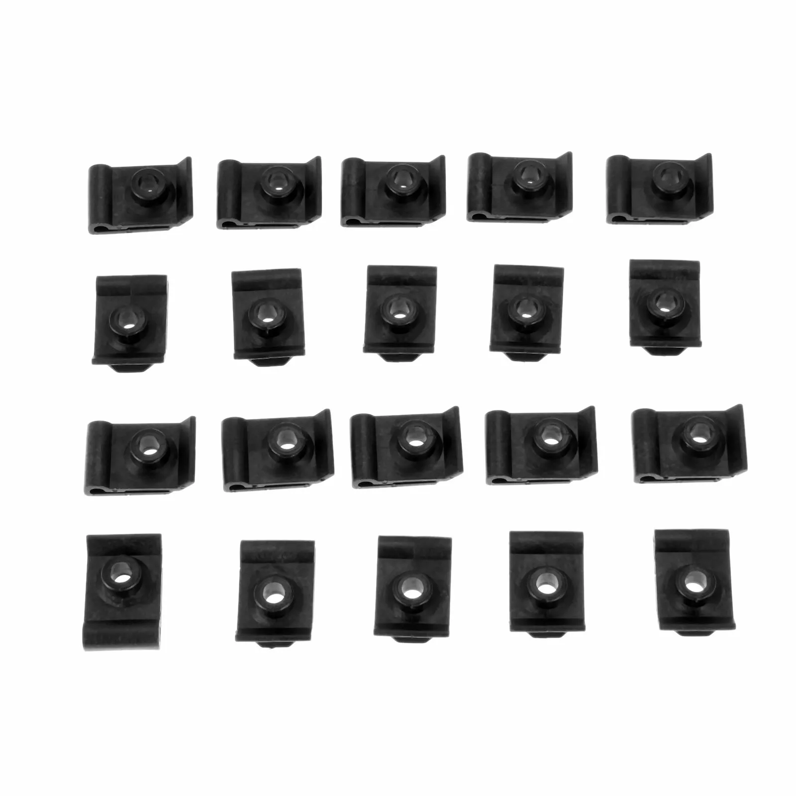 

20pcs Black Nylon U Nut Screw Grommet Fender Liner Retainer Clips 9017905060 28.5mmx18.5mm for Toyota Lexus 90179-05060