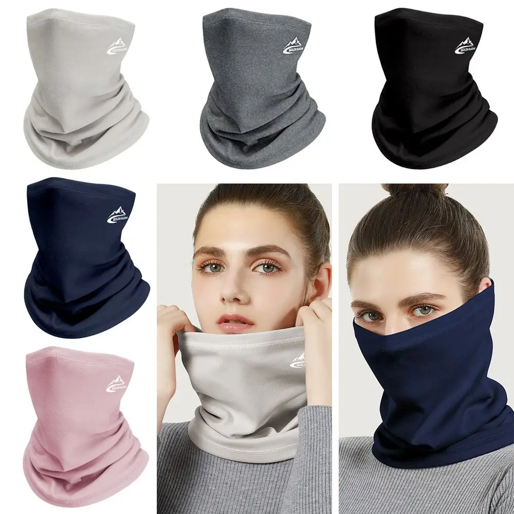 Thickening Sports Bandana Windproof Headgear Plush Velvet Neck Scarf Face Scarf Running