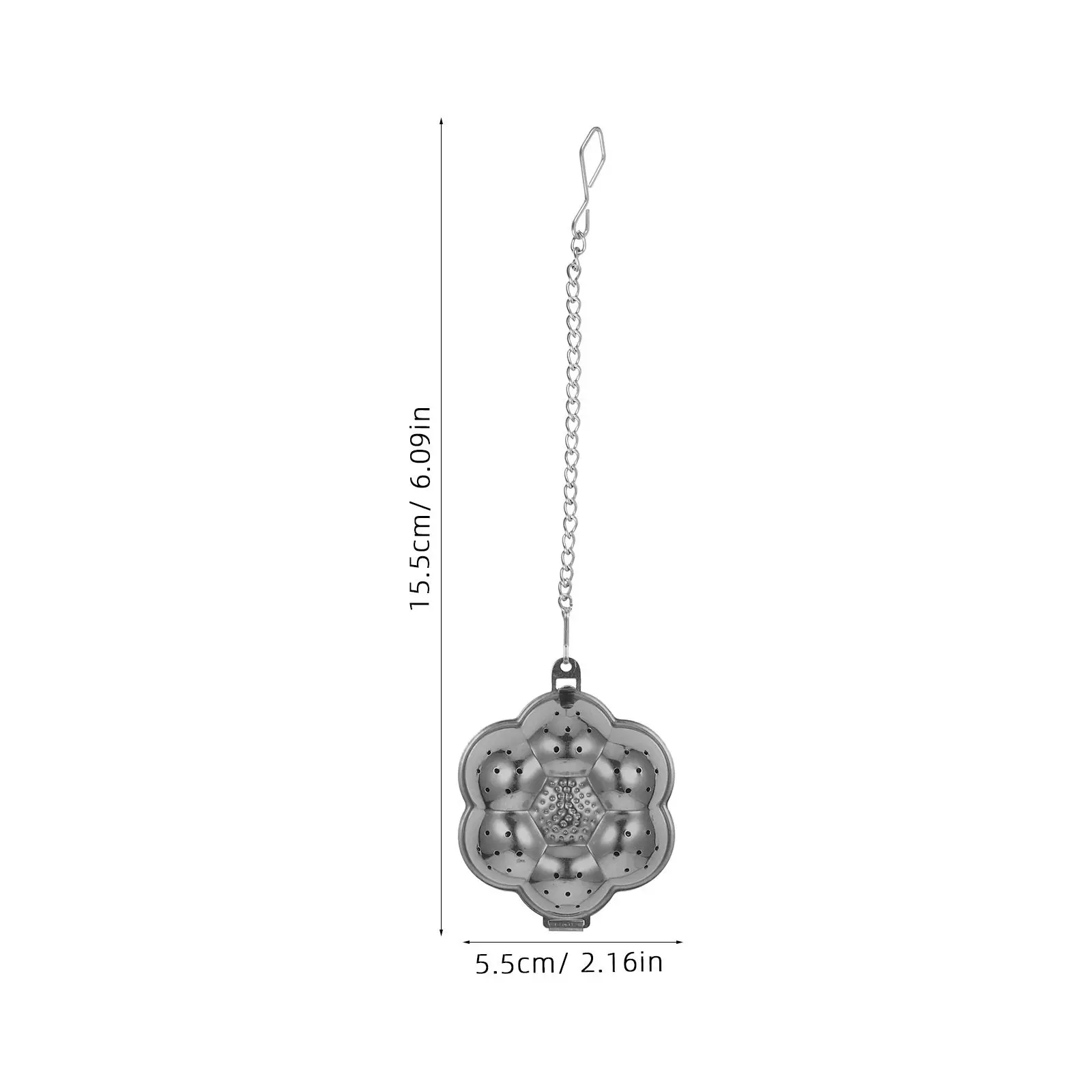 3Pcs Stainless Steel Tea Infuser Food Grade Reusable Loose Leaf Tea Filter Strainer for Black Green Oolong Herbal Chamomile