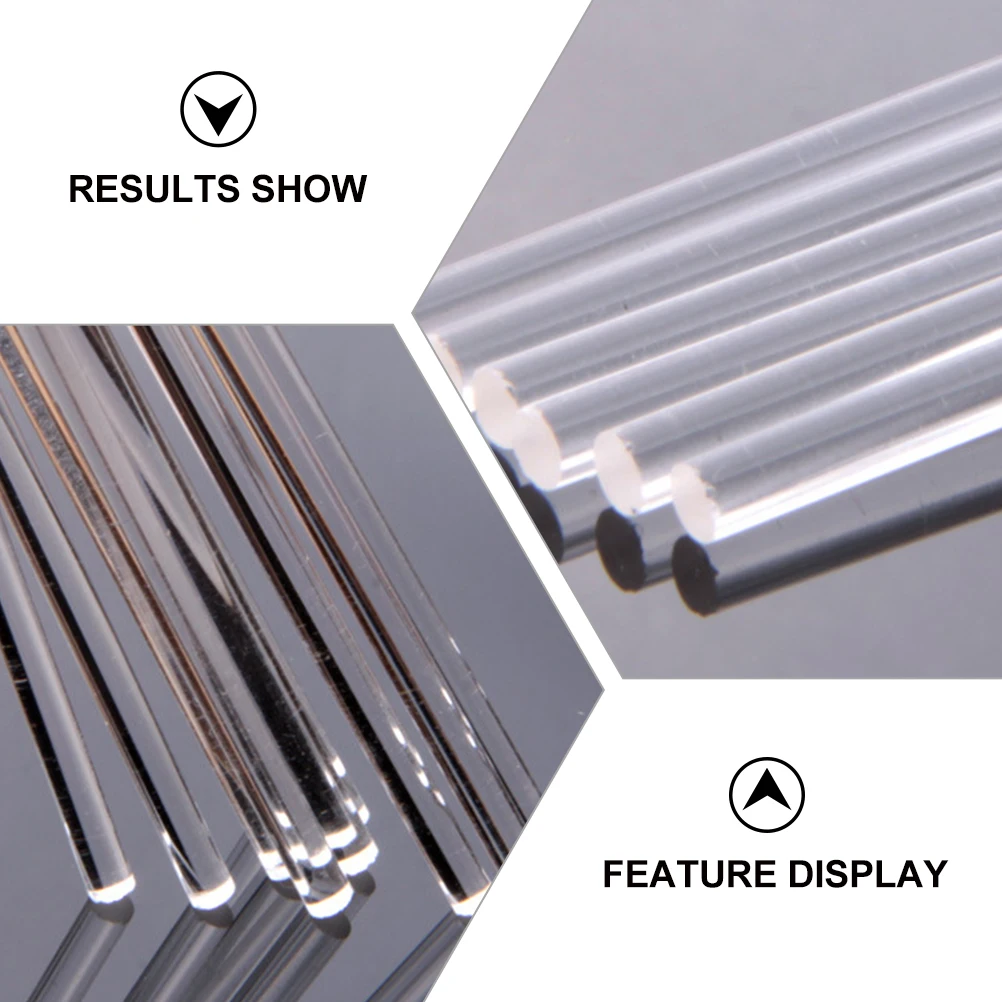 

20pcs Decorative Fixed Pins Support Sticks Flower Arrangement Acrylic Supporting Rods Lightweight Durable Diy Tools Garden Home