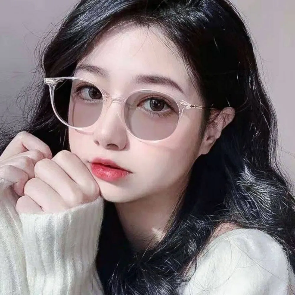 Fashion Photochromic Anti Radiation Eyeglasses for Women/Men Anti Blue Light Glasses