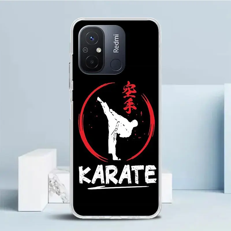 Oyama Kyokushin Karate Telefoonhoesje Voor Xiaomi Redmi 12c 12 10c 10 10a 9a 9a 9T 9 8 8a 7 7a 6 Pro 6a K20 K30 K40 S2 Zachte Rug Cove