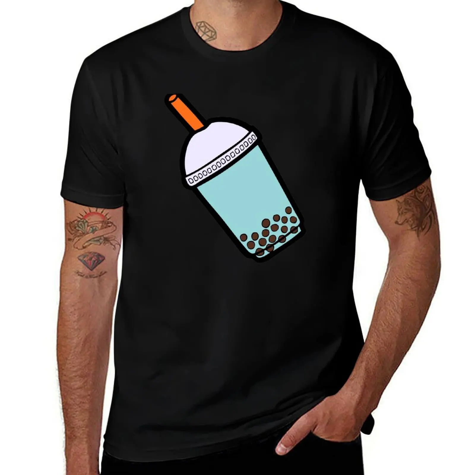 

Футболка с рисунком Bubble Tea, повседневная футболка с короткими рукавами