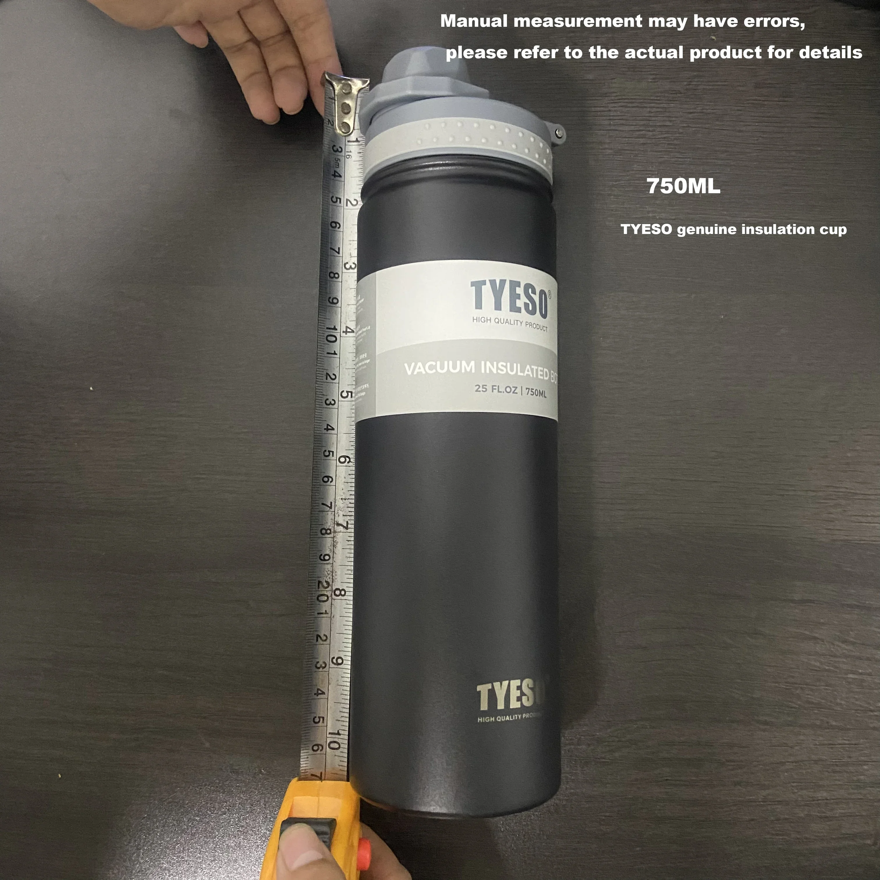 750ML Tyeso Thermos Bottle Stainless Steel Vacuum Flask Insulated Water Bottle Travel Cup For children Coffee Mug Termica image 3