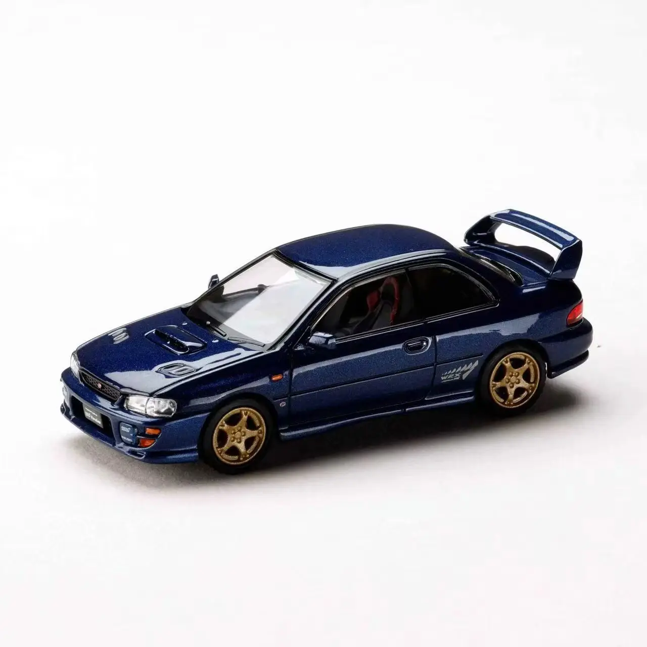 Hobby Japan Products 1:64 Subaru Impreza WRX type‑R STi Version VI Alloy Diecast Model Car Collectible Gift