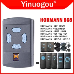 HORMANN Télécommande 868 MHz HORMANN HSM2 HSM4 HSE4 HSE2 HS1 HS2 HS4 Télécommande de porte de garage 868,35 MHz Émetteur portatif