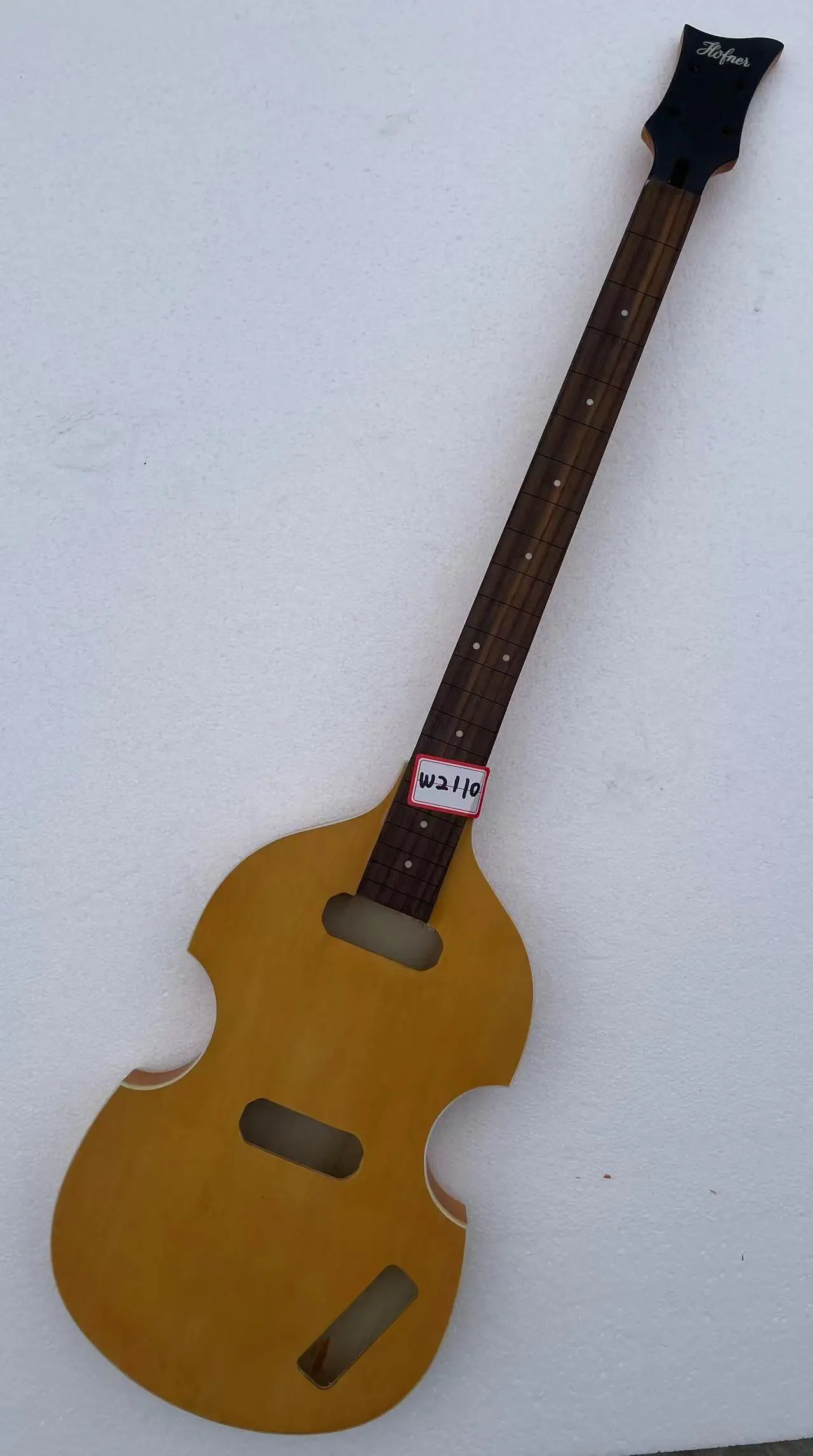 DIY Hofner HCT-500/1 Contemporary Violin Bass Guitar Flame Maple Back Part Guitarra Discount Free Shipping