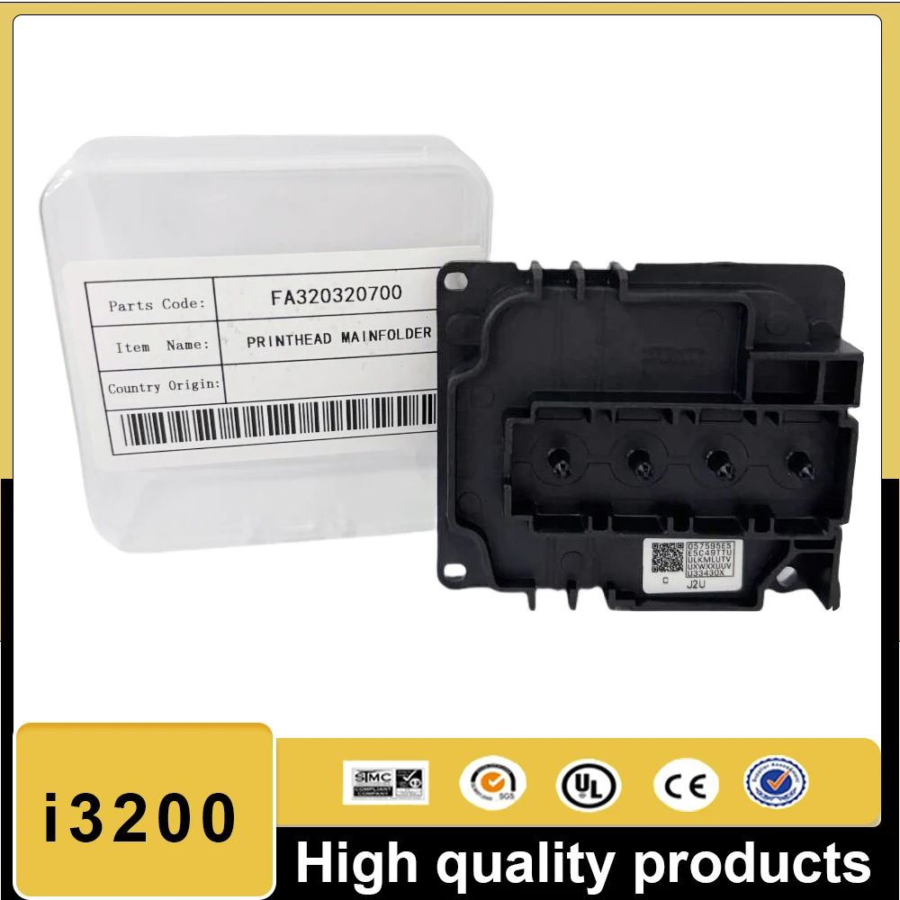 

vilaxh I3200 Адаптер крышки печатающей головки для Epson 4720 i3200 E1/U1/A1 Коллектор печатающей головки в сборе Экосольвентное УФ-чернило на водной основе