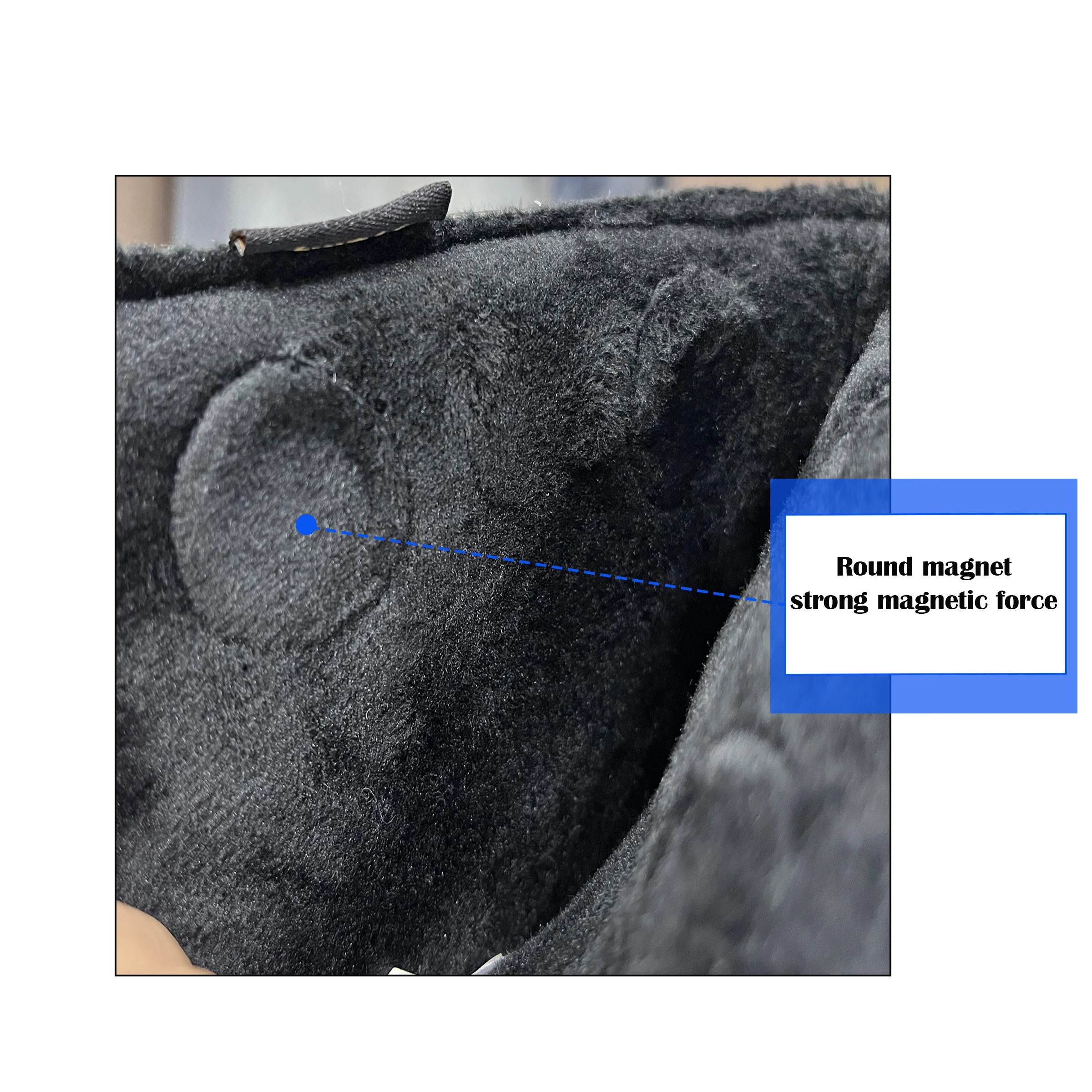 قطعة واحدة من غطاء الرأس لمضرب الجولف، مادة PU مقاومة للماء، إغلاق مغناطيسي، لمسة نهائية بنية، مصممة لمضارب الشفرات #3