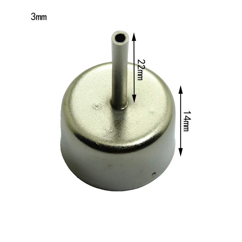 5 piezas de accesorios de mesa de soldadura y desmontaje de aire caliente con boquilla de aire caliente se utilizan para 858D 858A.