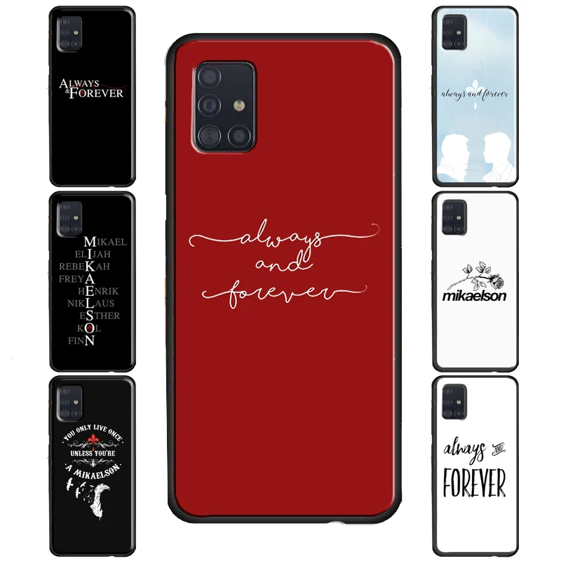 The Originals Always and Forever Case For Samsung Galaxy S20 FE S22 S21 Ultra S8 S9 S10 Note 10 Plus S10e Note 20 Ultra