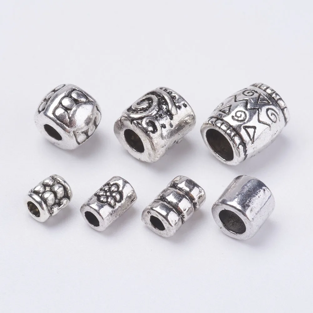 Popular Vintage Tibetan Silver Alloy Ornaments Box Diy Handmade Beaded Accessories Wholesale  Charm Jewelry