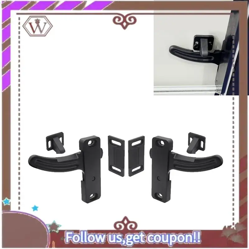 

A57E-RV Screen Door Latch Set Aluminum Alloy Universal Fit Door Latch Handle Set For Cargo Trailer RV Parts